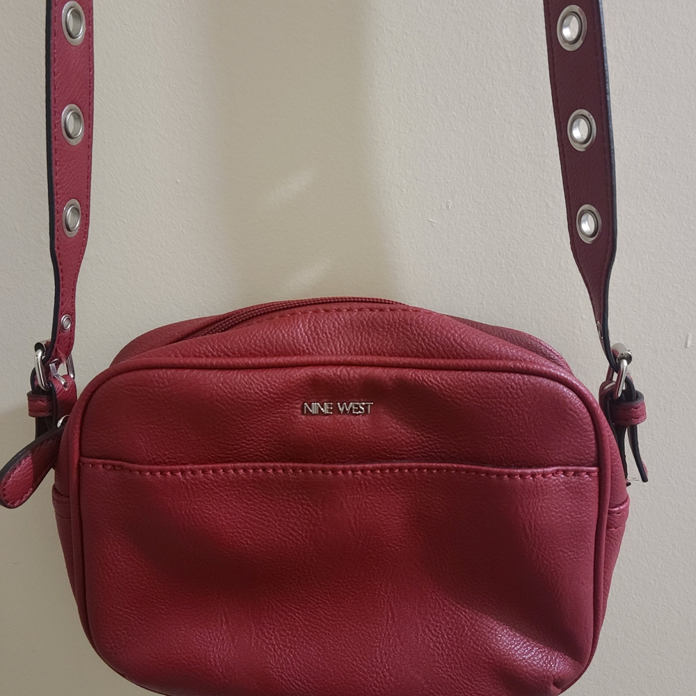 Nine West Burgundy Crossbody Bag